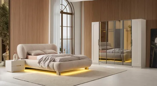 Product img 2, Aspera 6 Kapaklı Modern Yatak Odası Takımı